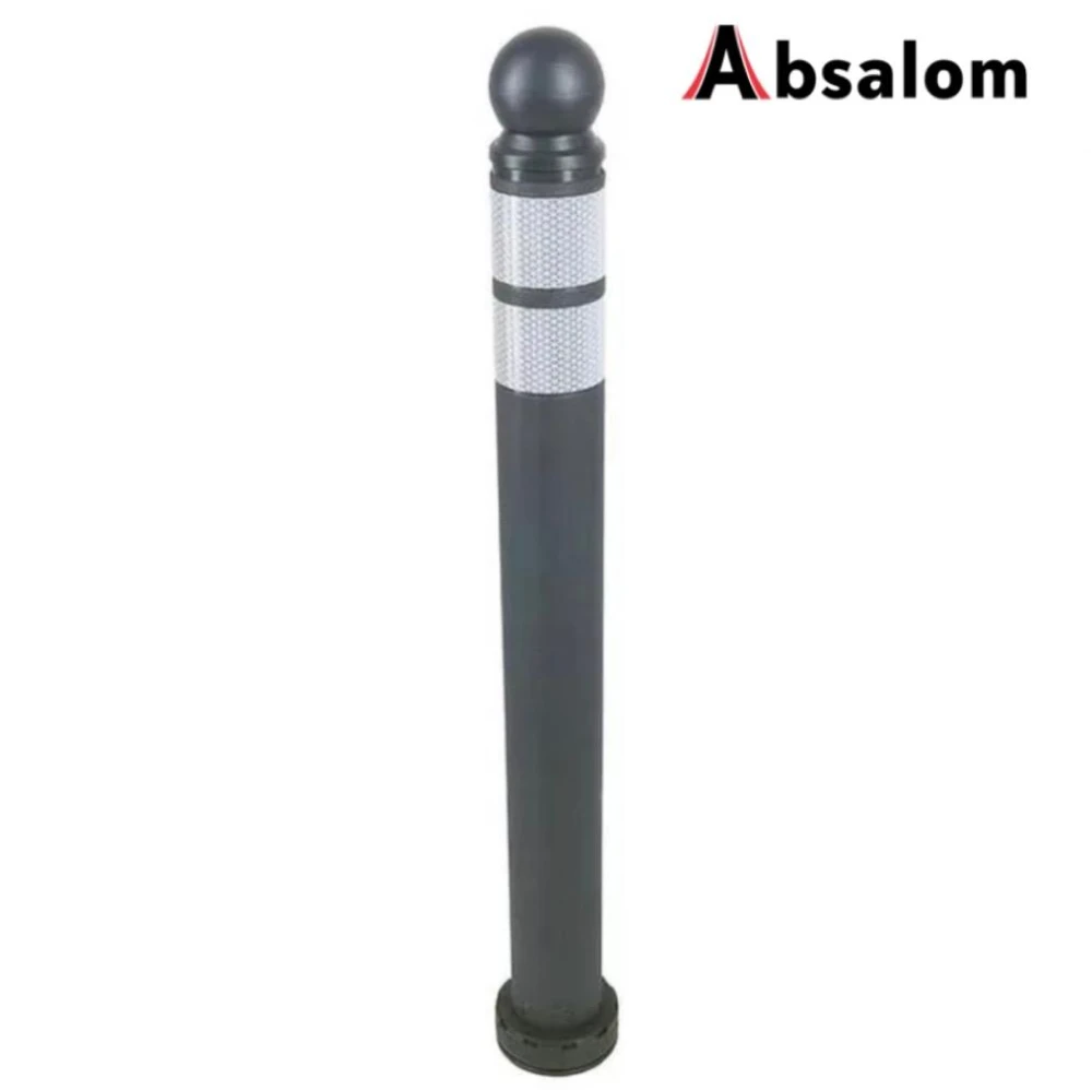 Stalp gri antracit din cauciuc inaltime 87cm