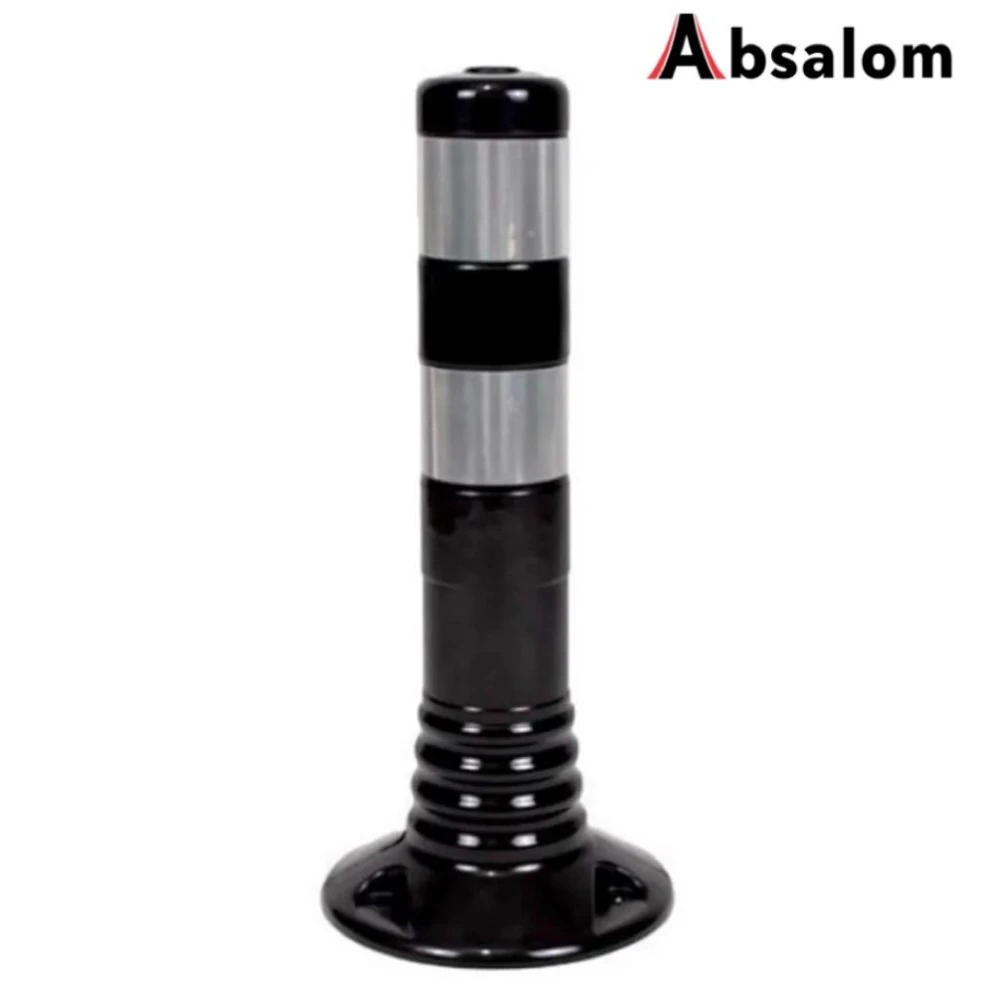 Stalp negru din cauciuc inaltime 45cm