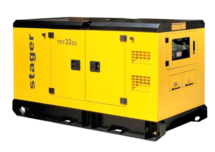 Generator diesel insonorizat trifazat Stager YDY33S3, 33 kVA, 43 A, 1500 rpm