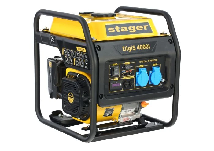 Generator digital invertor benzina Stager DigiS 4000i open-frame, 4 kW, monofazat, G2, autonomie până la 13h