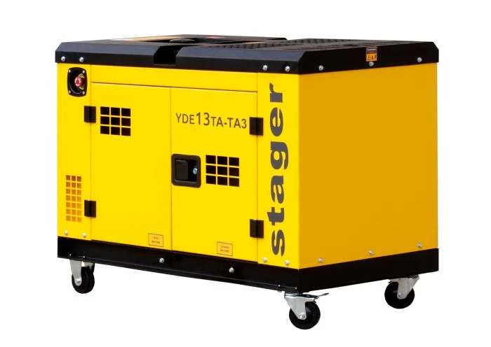 Generator insonorizat diesel dual, Stager YDE13TA-TA3, 11kVA, 3000rpm, pornire electrică