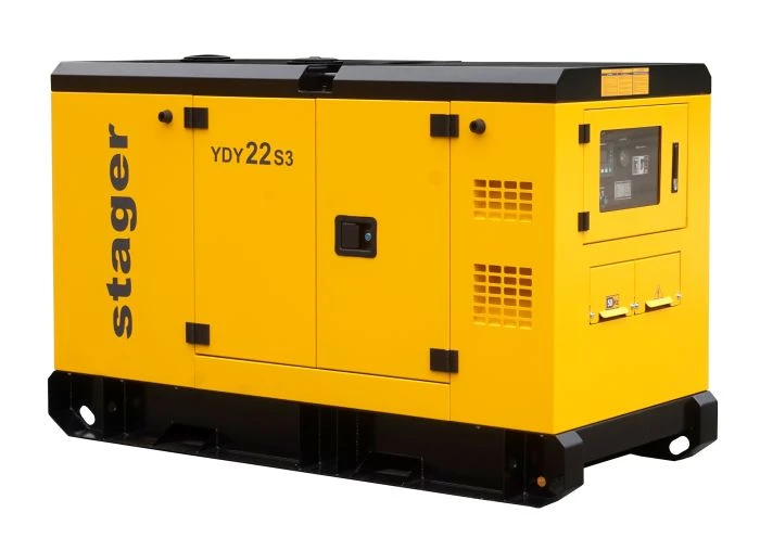 Generator insonorizat diesel trifazat, Stager YDY22S3, 22kVA, 29A, 1500rpm