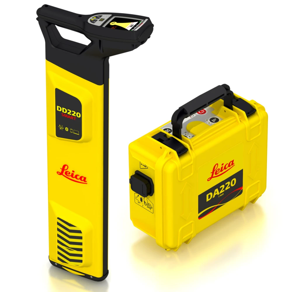 Localizator Utilitati DD220 (50Hz), pachet adancime cu transmitator, Leica