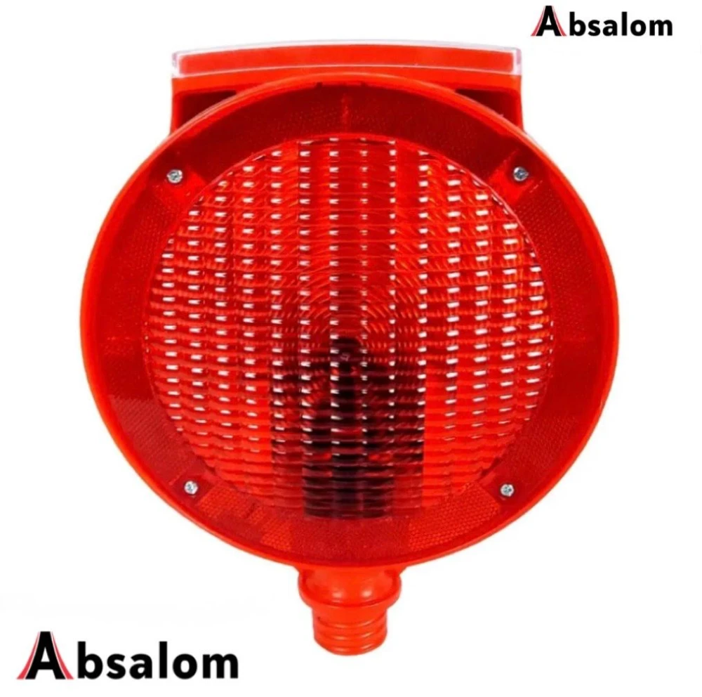 Lampa pentru semnalizare lucrari, economic, lumina intermitenta rosie